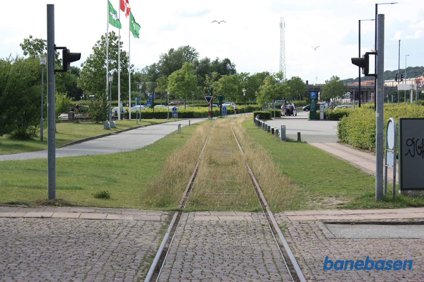 Havnebanens spor ved Randers Regnskov Havnebanens spor ved Randers Regnskov