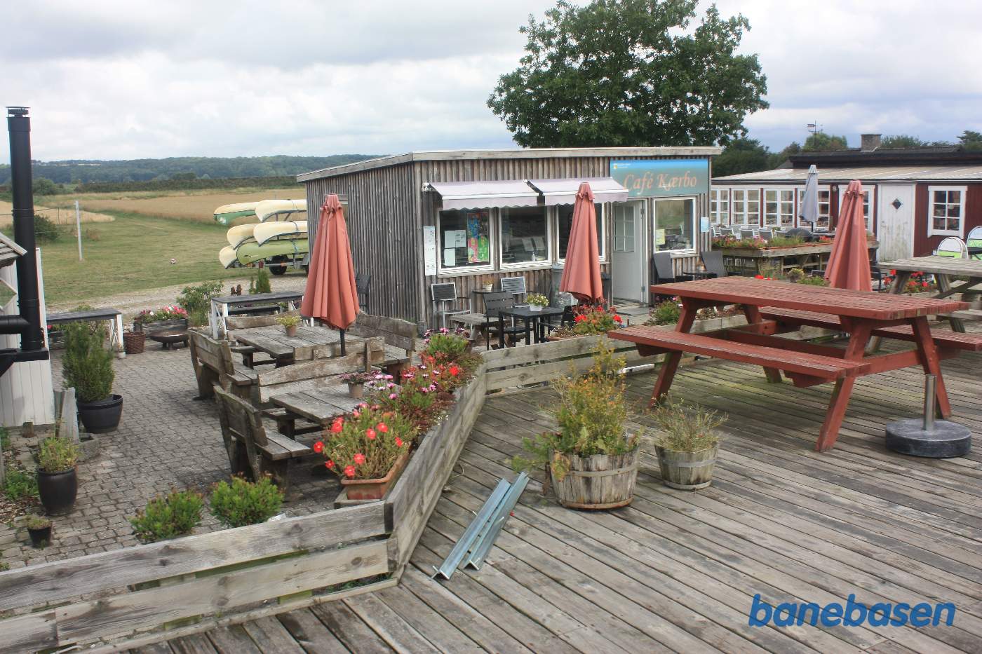 Randers Fjord Camping set fra perronen