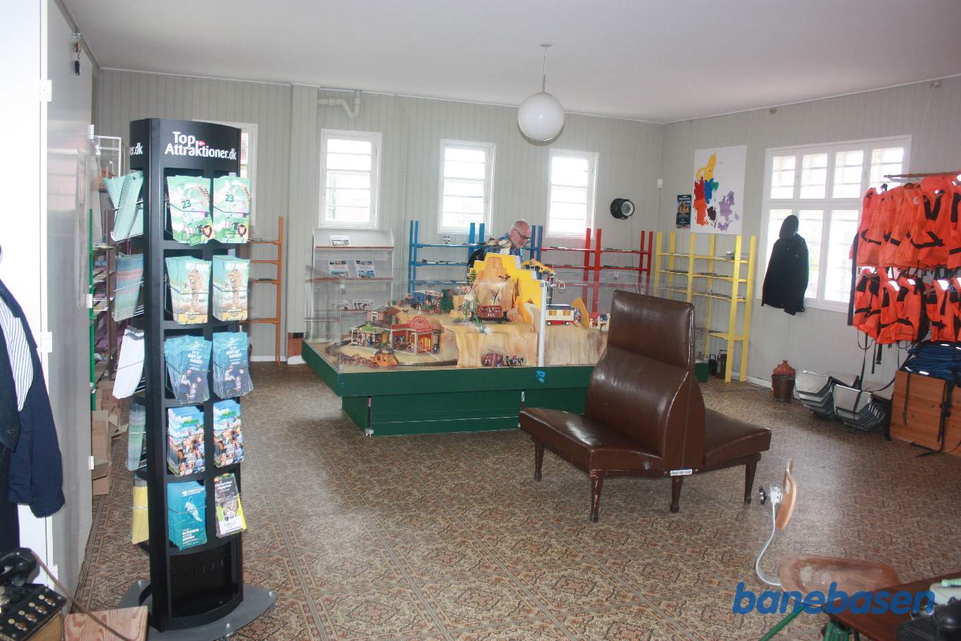 Der er også et lille legeland for børn