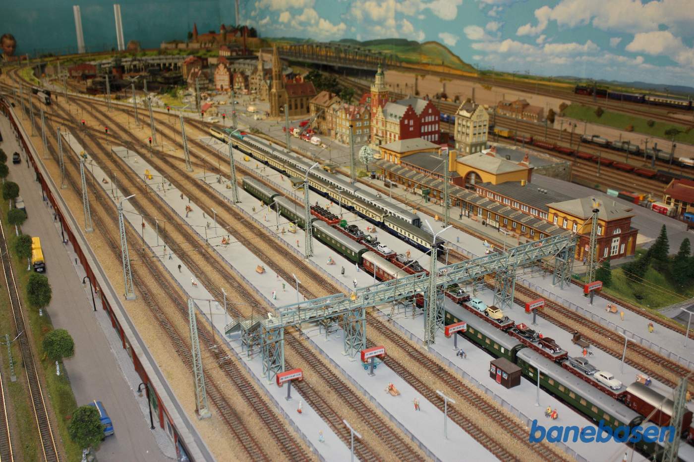 Et vue ud over personbanegården Et vue ud over personbanegården