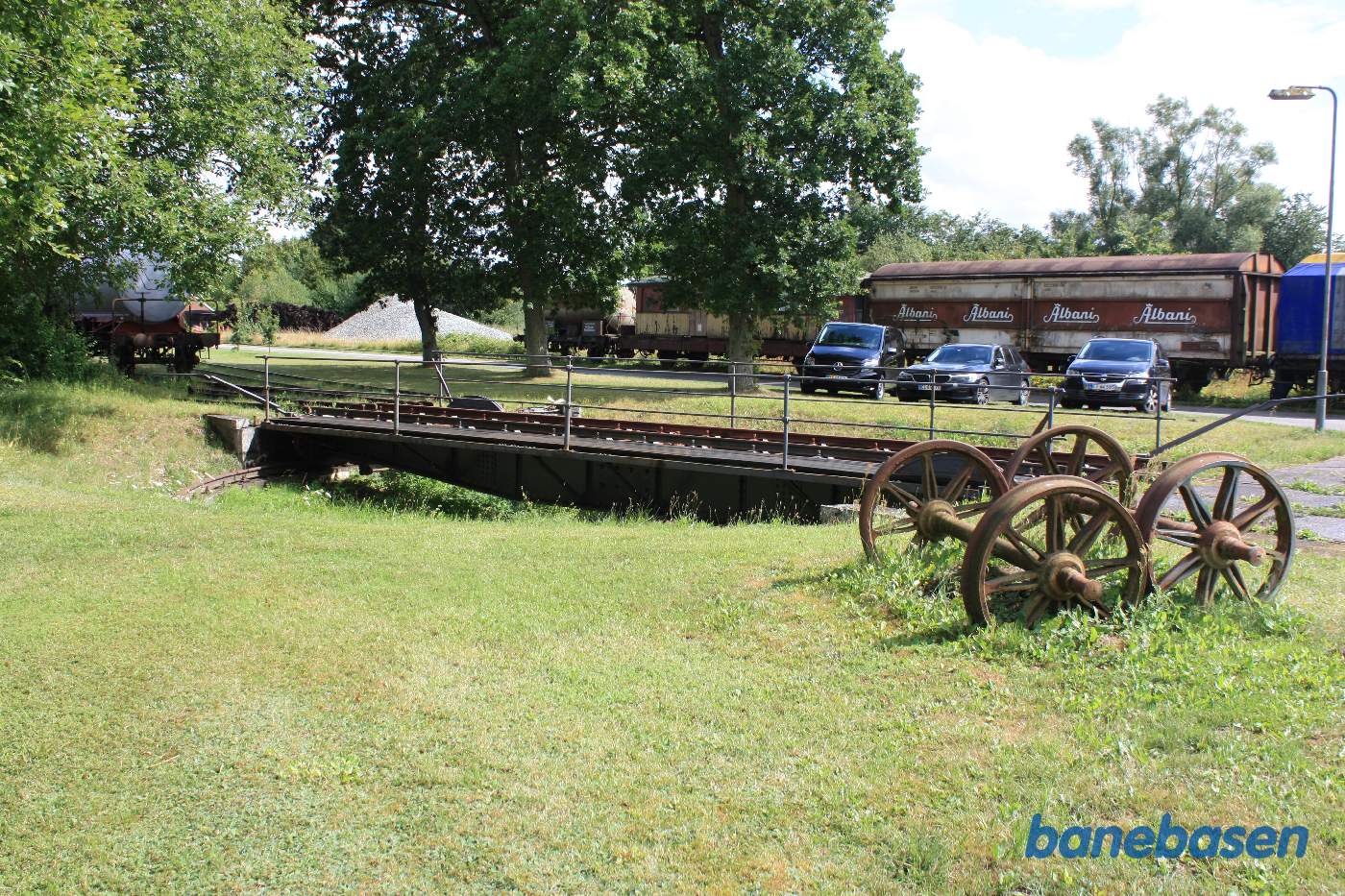 Drejeskiven foran remisen