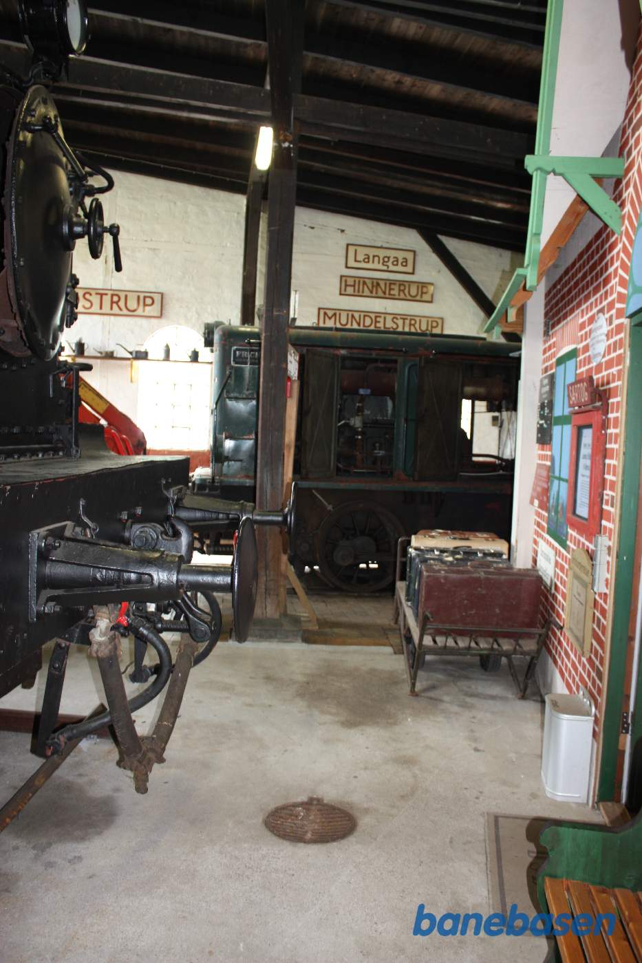 Et vue ud over remiseområdet Et vue ud over remiseområdet