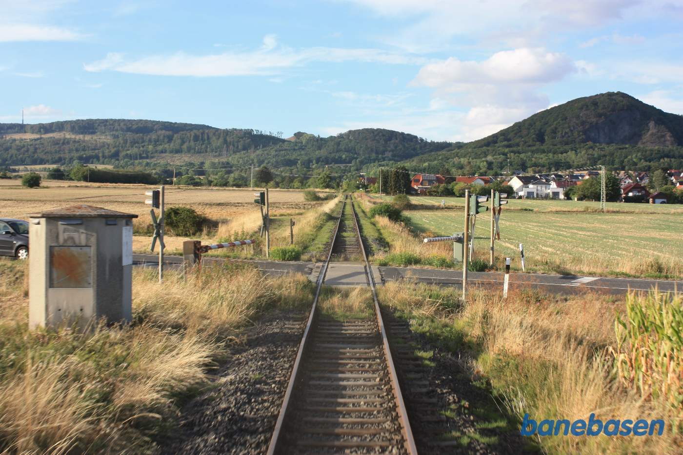 Vi har lige passeret en vejoverkørsel på vej tilbage til Kassel