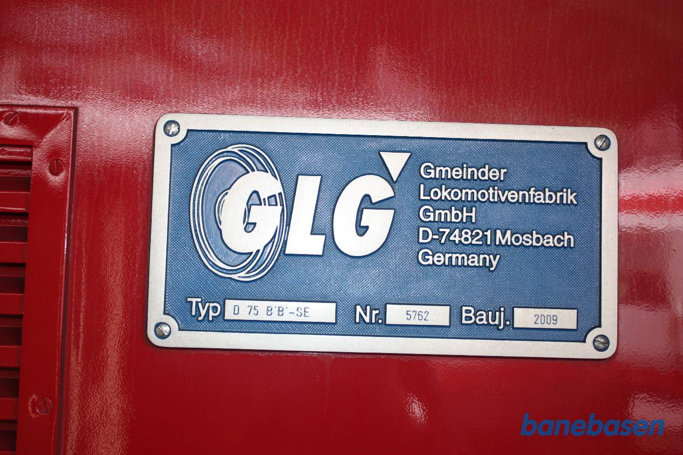 Lokomotivets fabriksplade