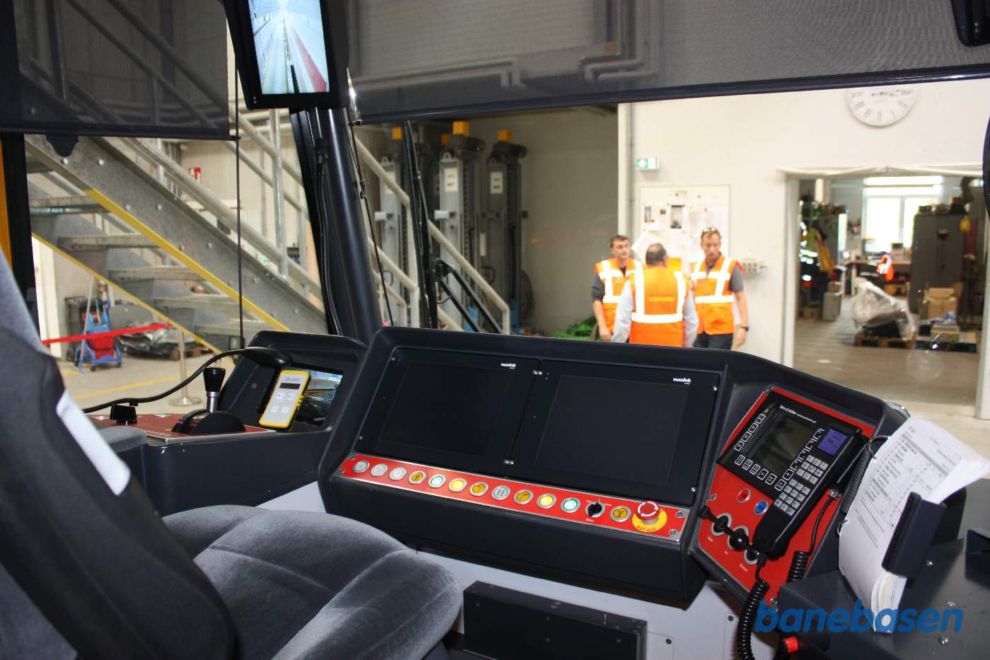 Førerpladsen i den moderne vogn