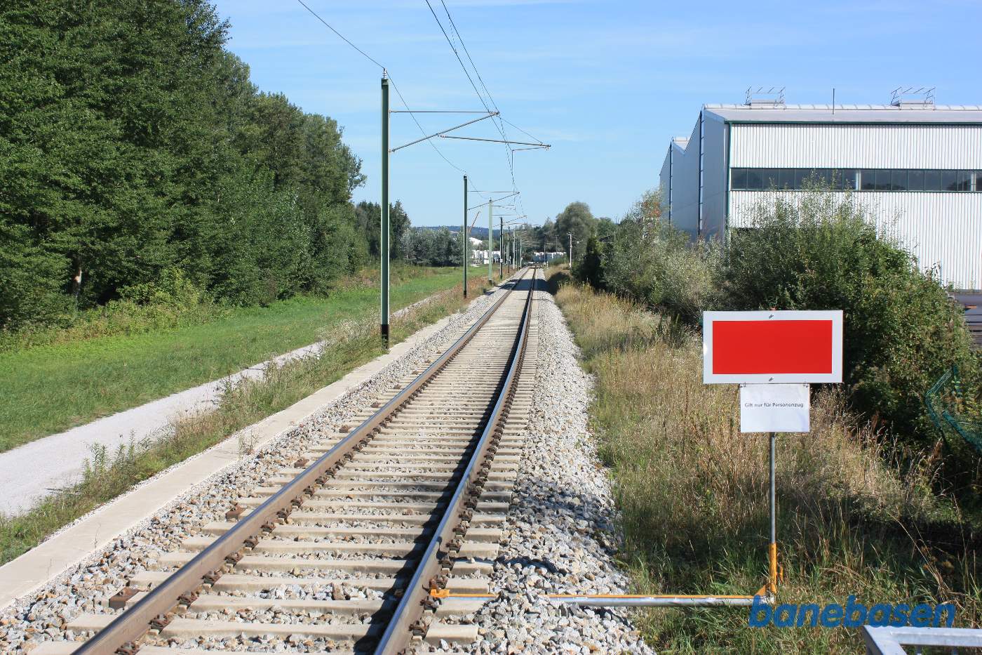 Grundet sporarbejde, kører persontogene ikke længere