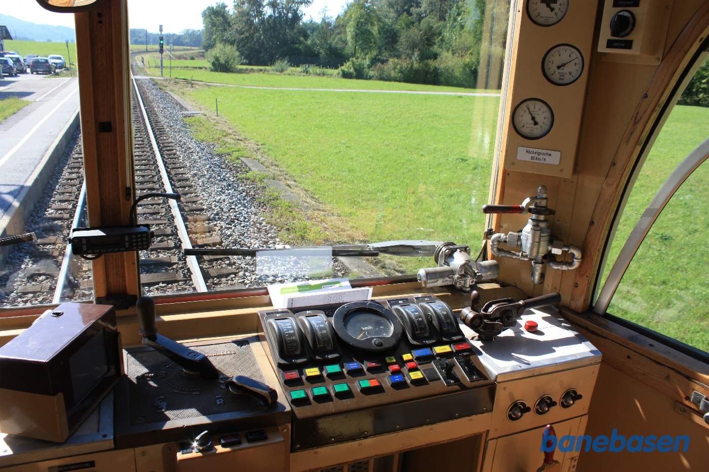 Billede af førerrummet