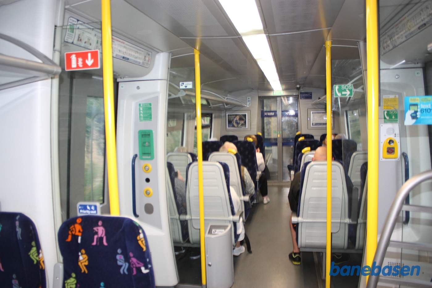 Et vue inde i passagerafdelingen