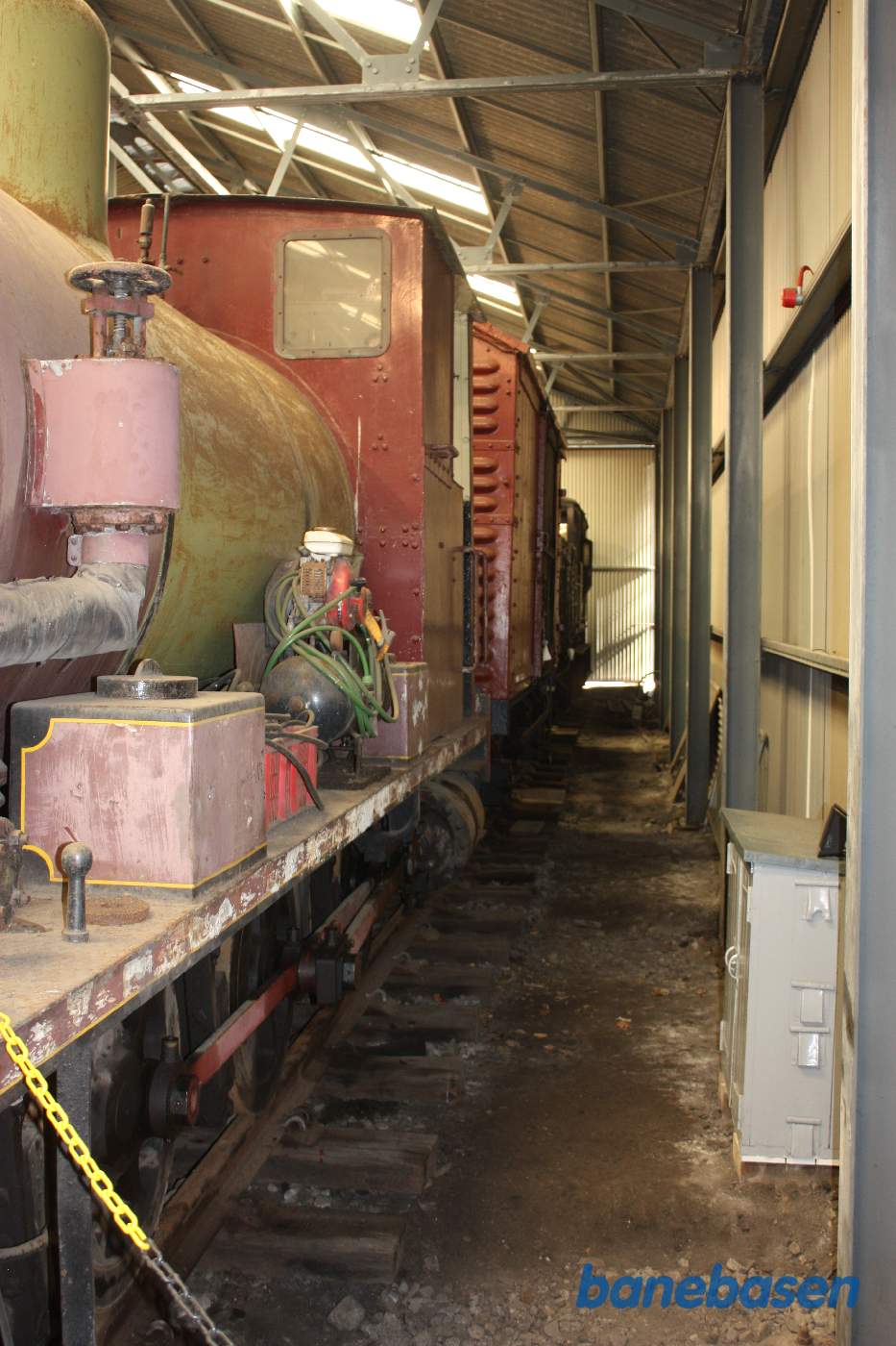 Noget af det ikke restaurerede materiel