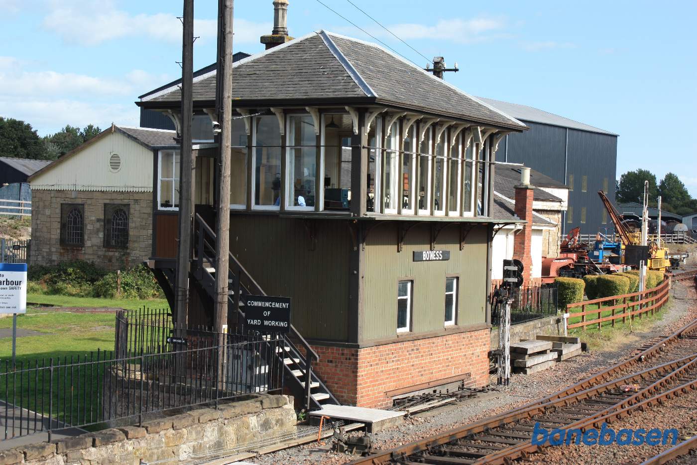 Nærbillede af signalhuset