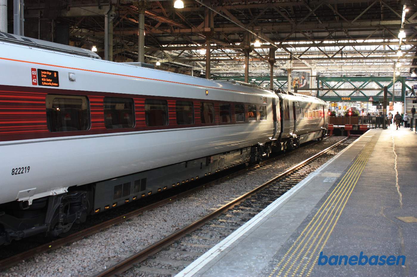 Flere af sporene er ikke gennemgående, så dette tog kører ikke videre