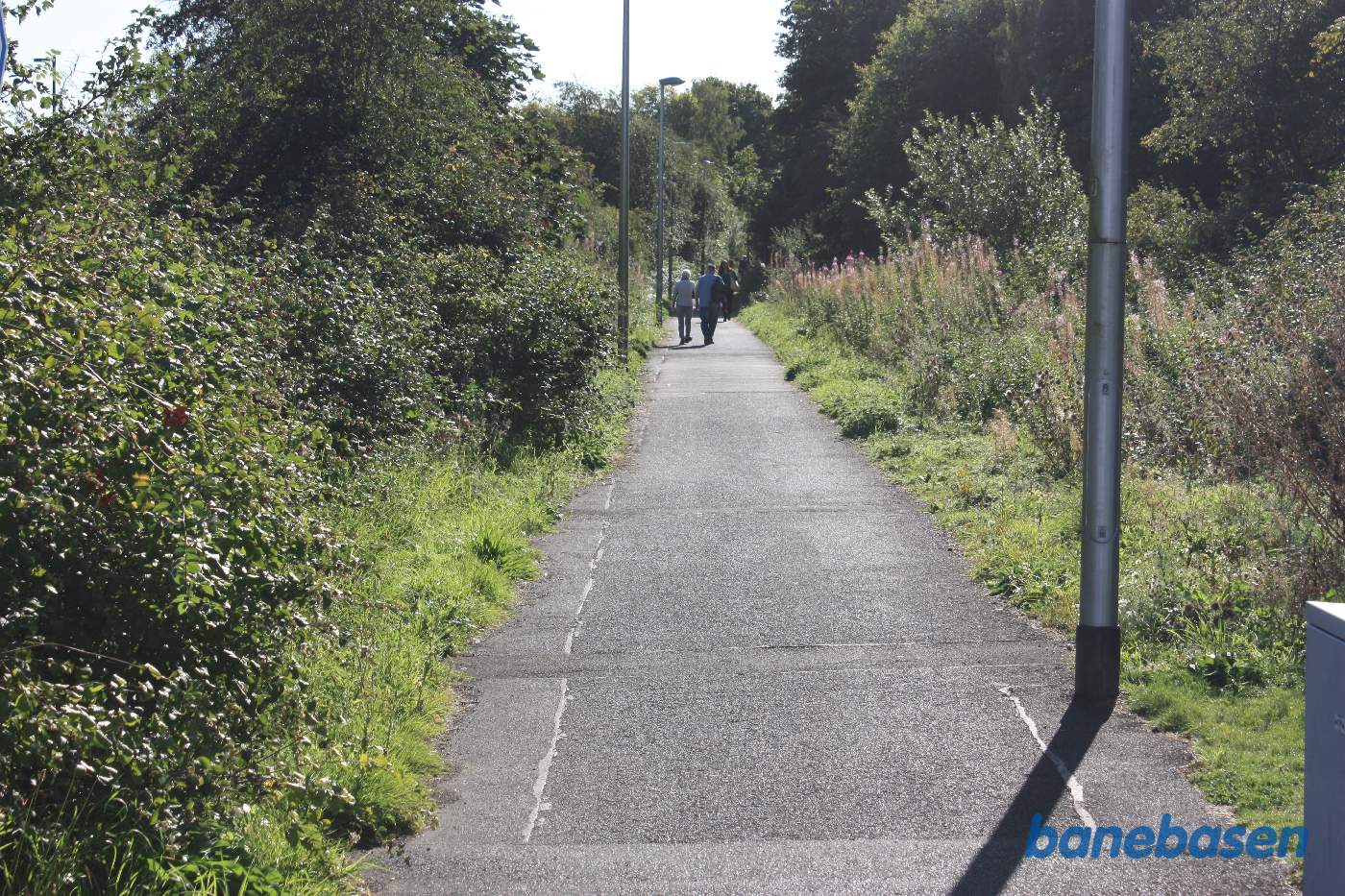 Banestien, hvor banen engang fortsatte