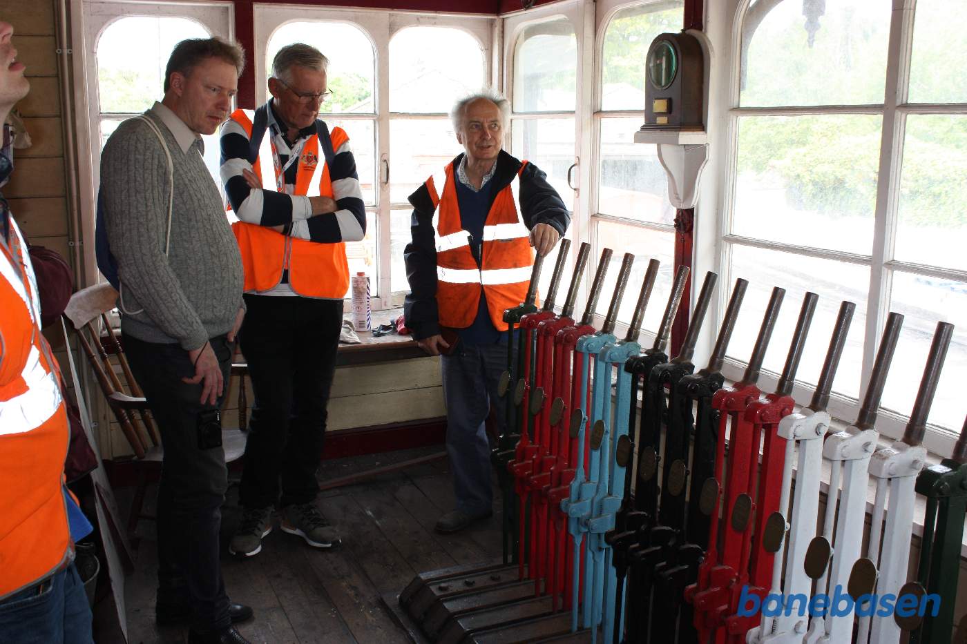 Trækstængerne i signalhuset