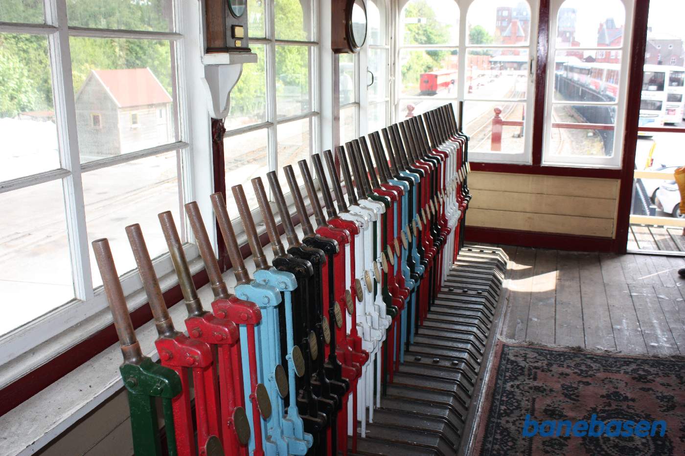 Trækstængerne i signalhuset