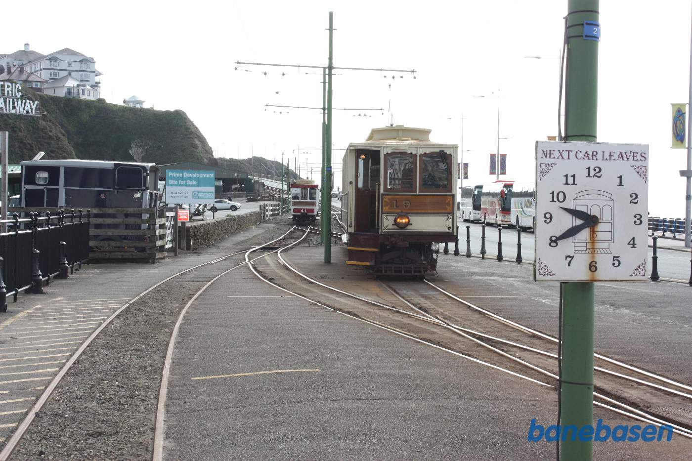 Næste sporvogn er kl. 9.40