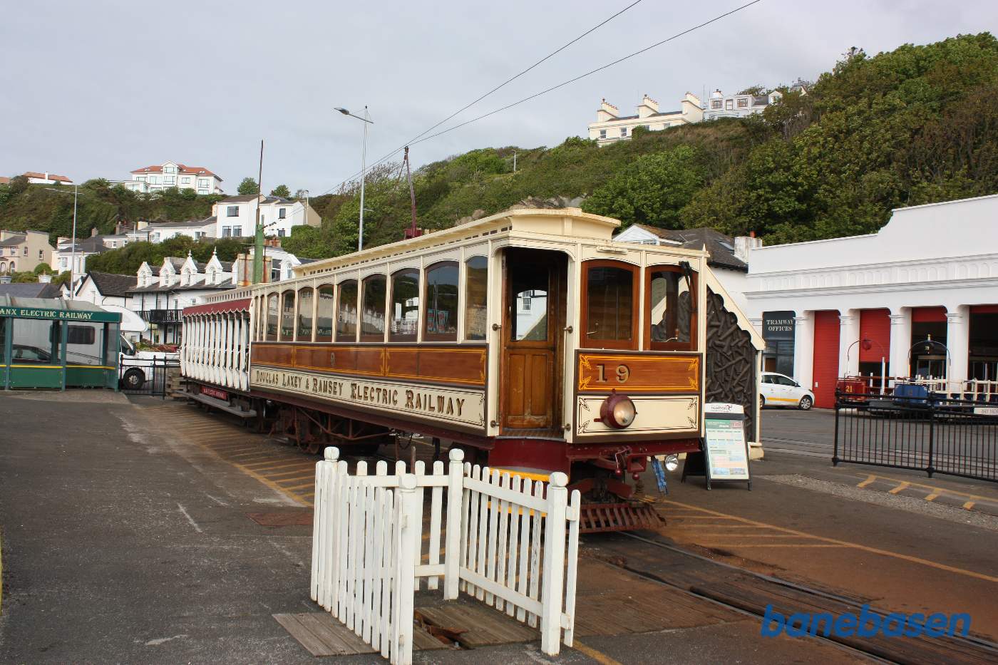 Sporvognen holder klar til næste tur