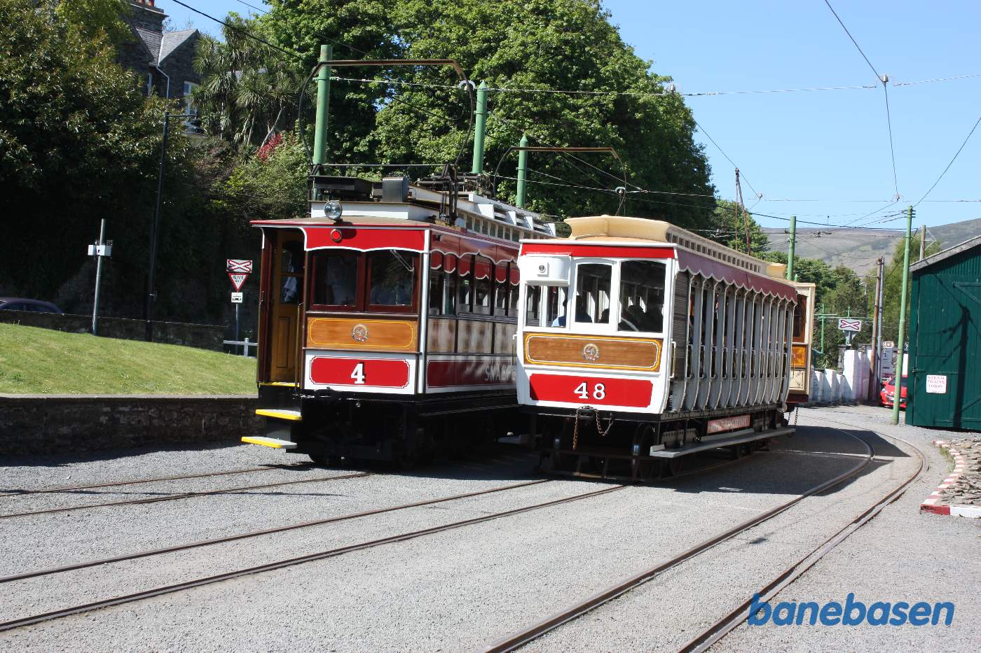 Paralleludkørsel med 2 sporvogne