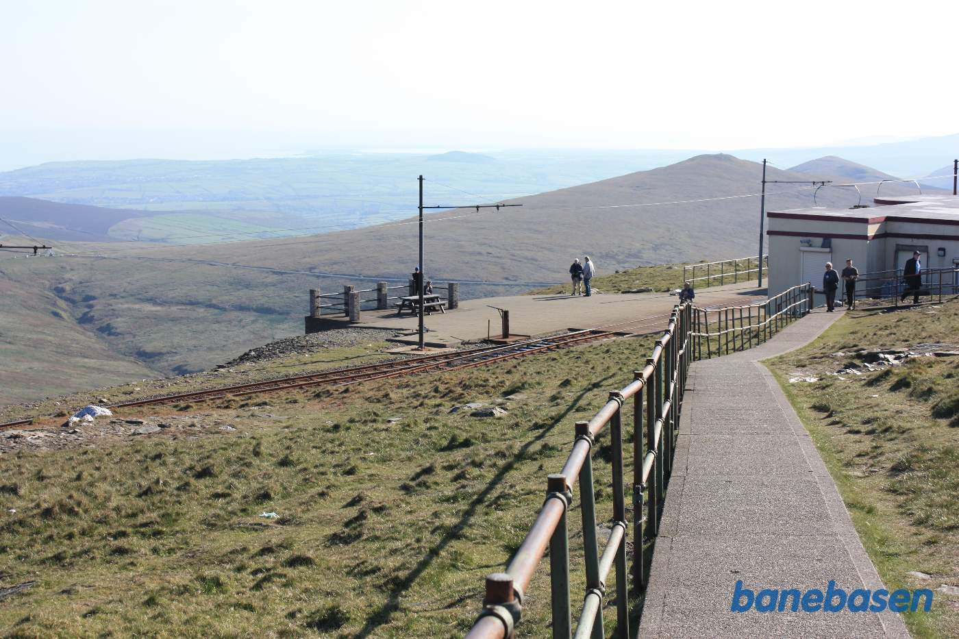 Stationen set fra toppen