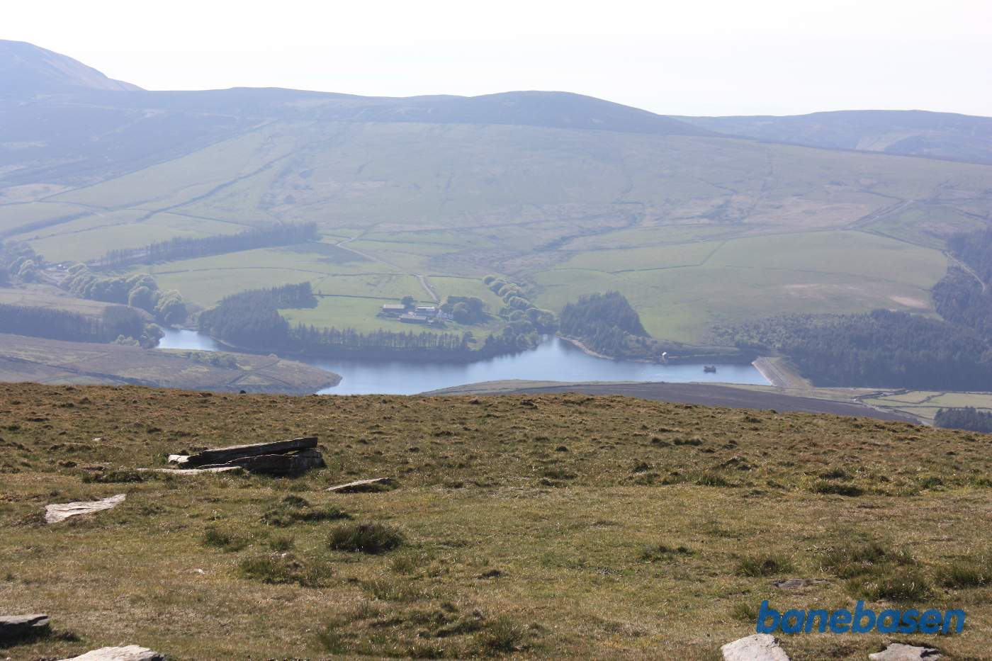 Udsigten fra Snaefell, søerne på bjergets sydside