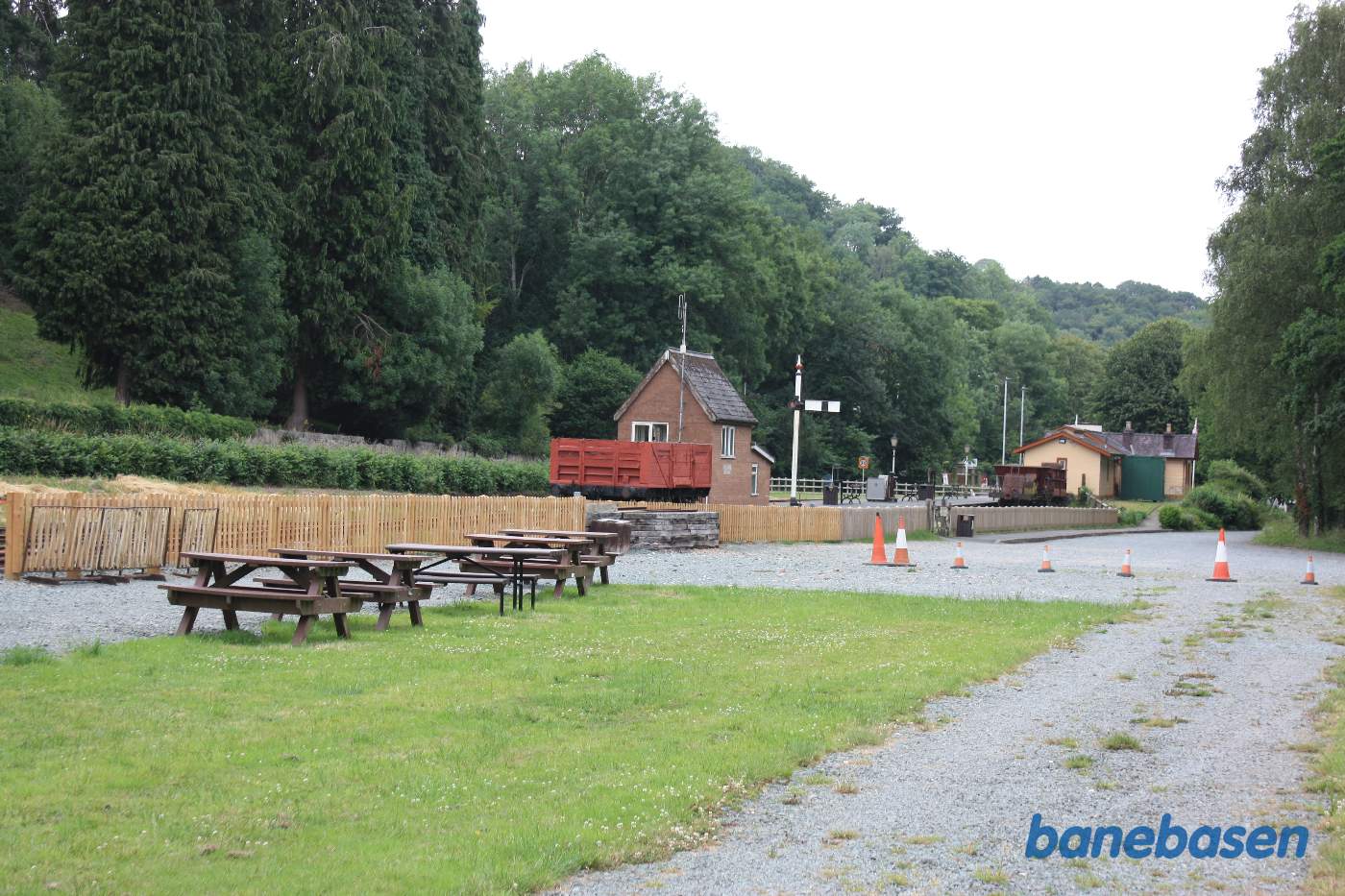 Stationen set fra læssevejen