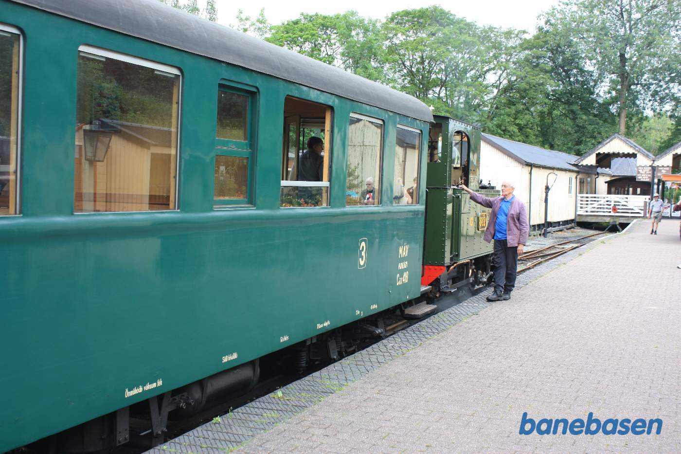 Toget ankommet til endestationen