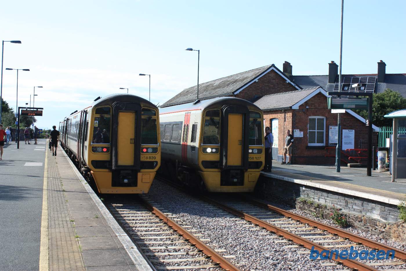 Krydsning på stationen