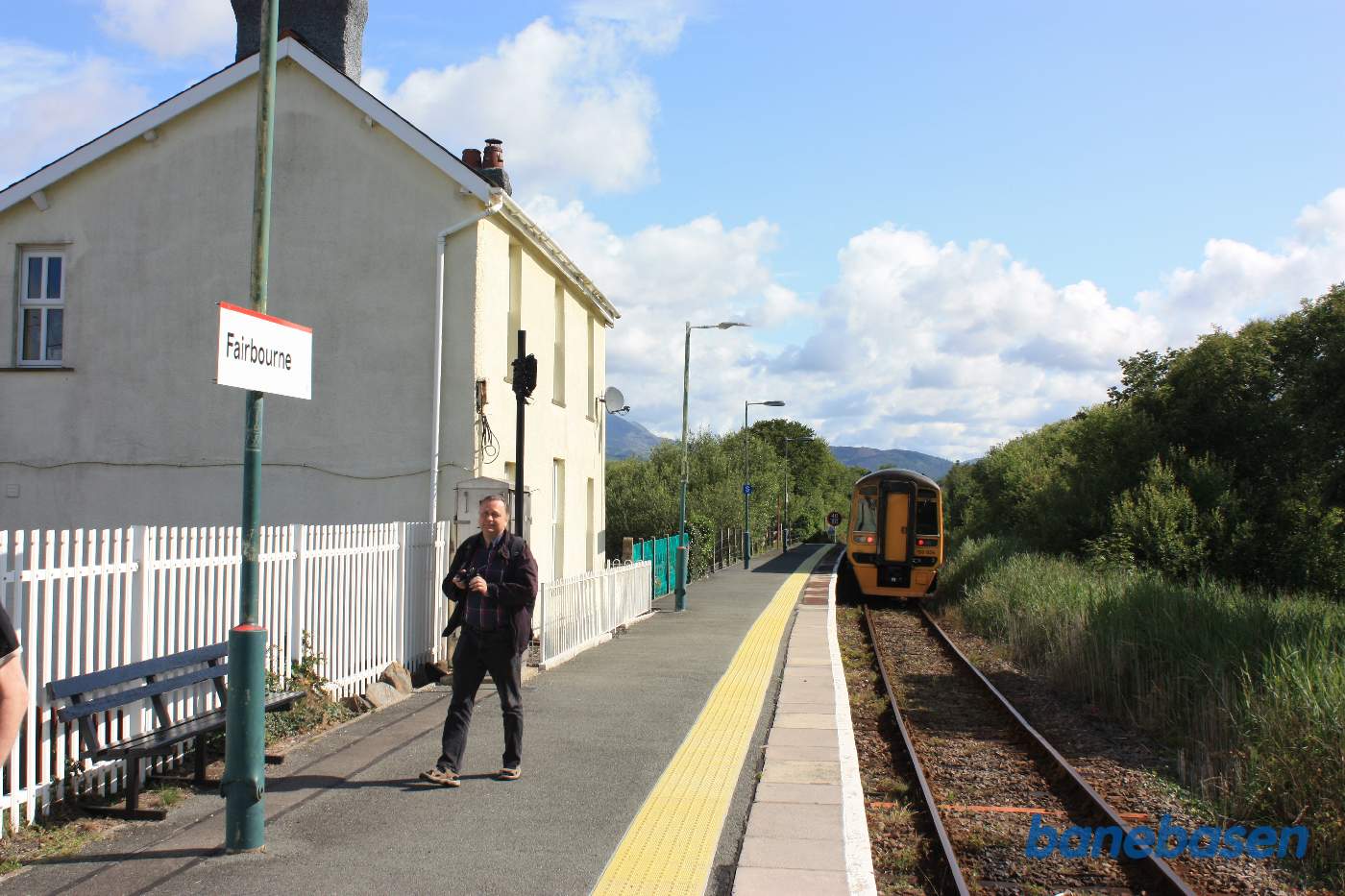 Toget fortsætter mod Porthmadog