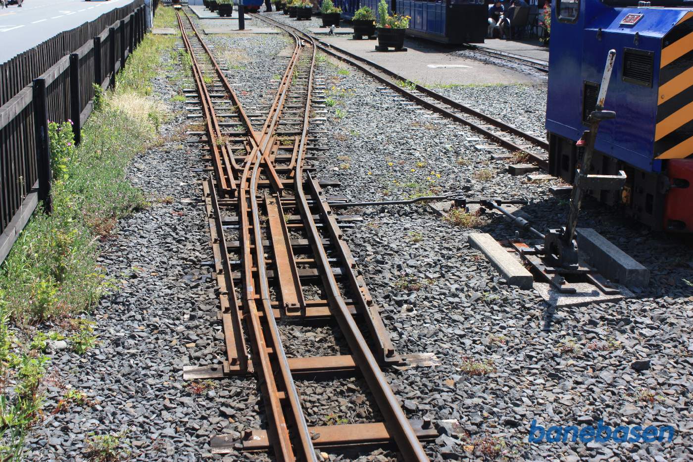 Et meget specielt sporskifte til 2 sporvidder