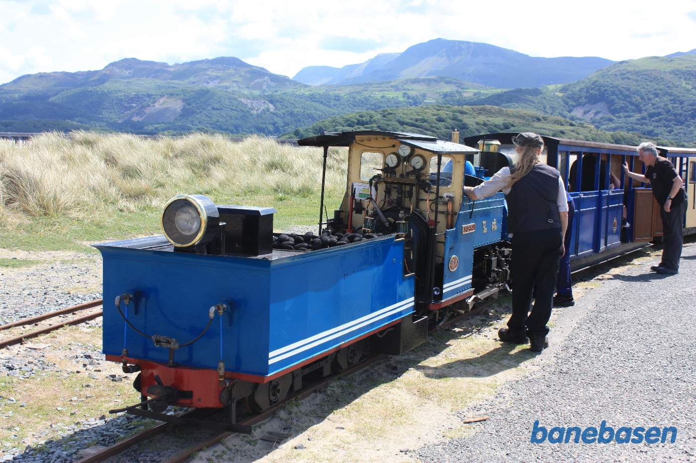 Passagererne stiger ud