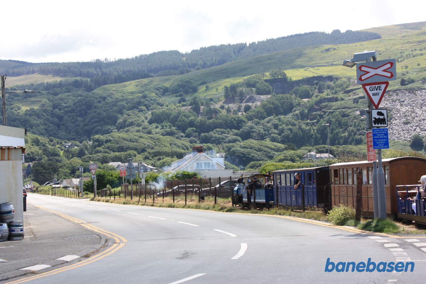 Kurven lige efter Beach Halt