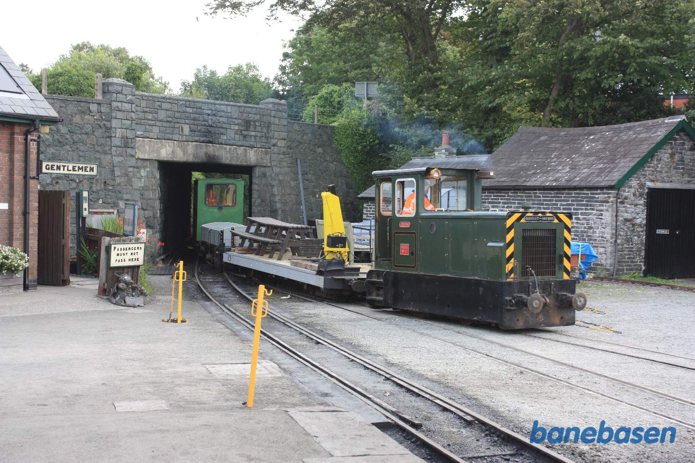 Det lille grønne rangerlokomotiv