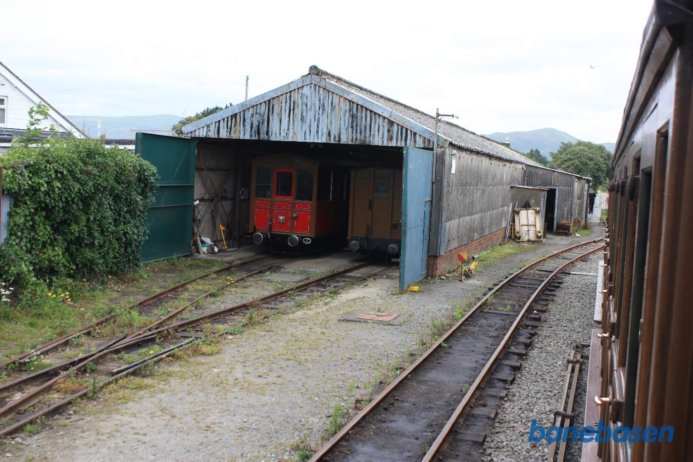 En vognhal i venstre side