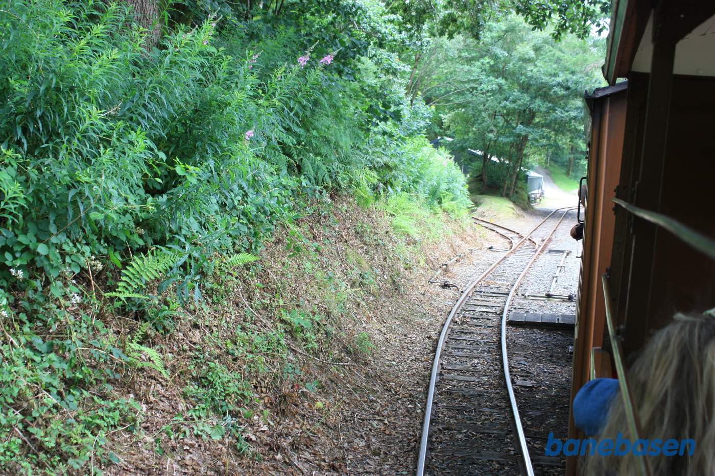 Sporskiftet til sidesporet