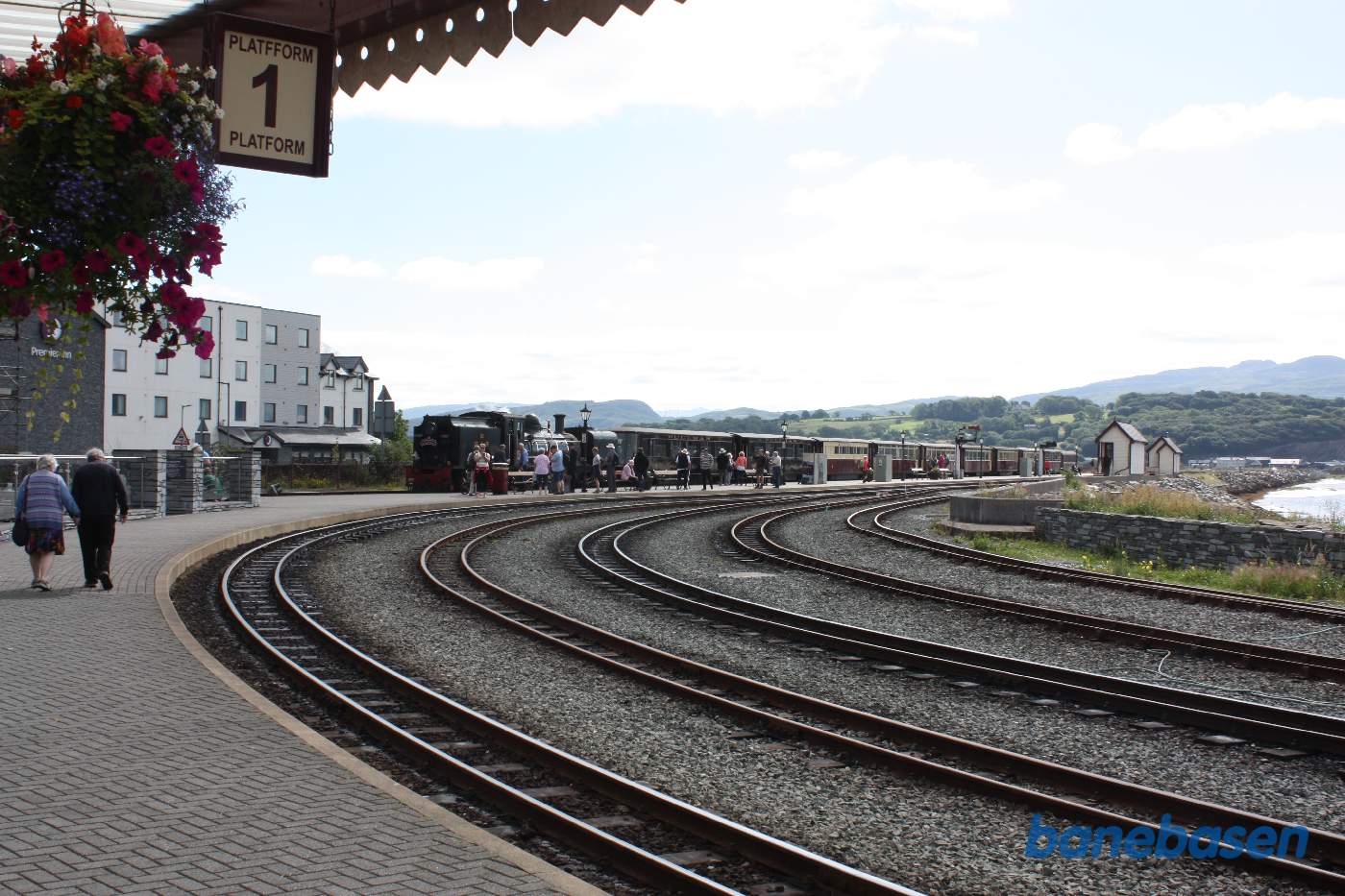 Et vue ud over stationsområdet