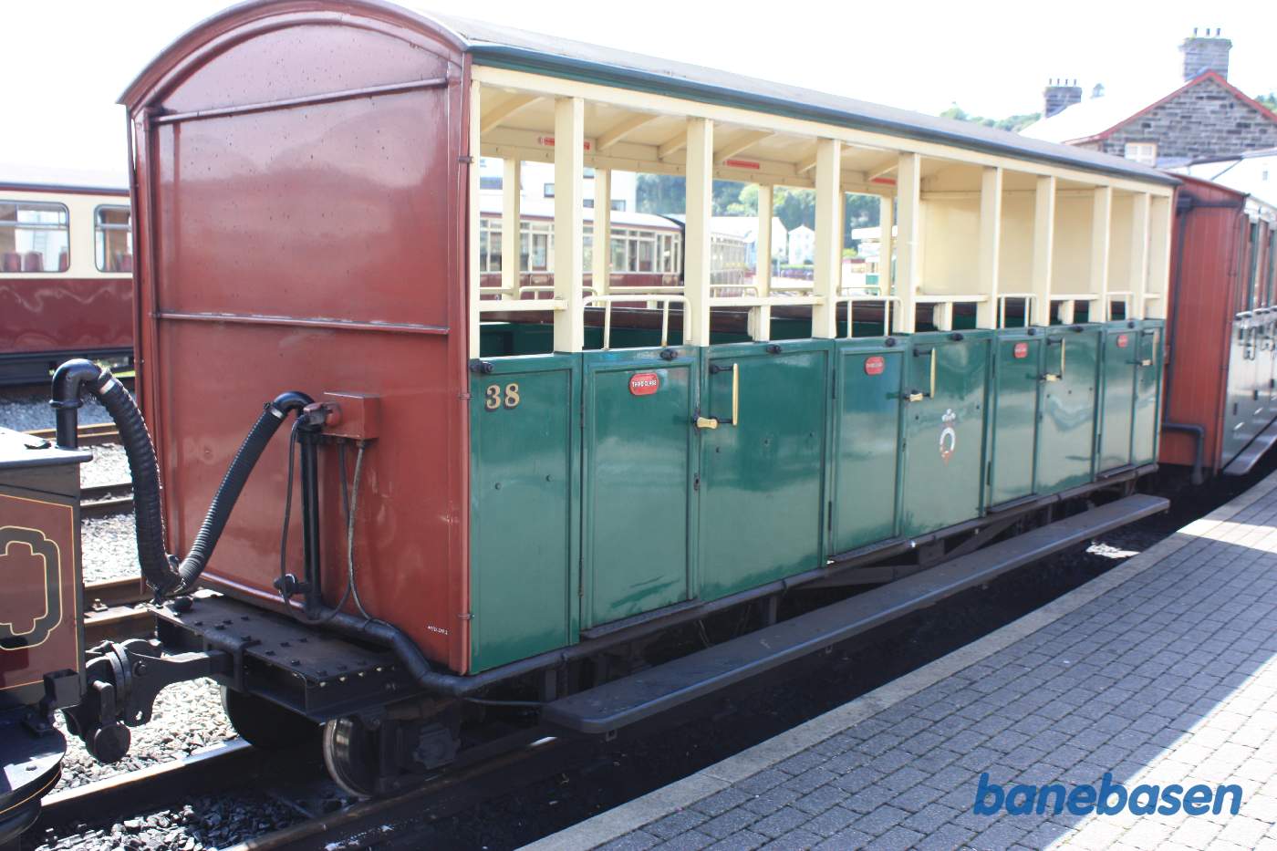 Nærbillede af den ekstra vogn