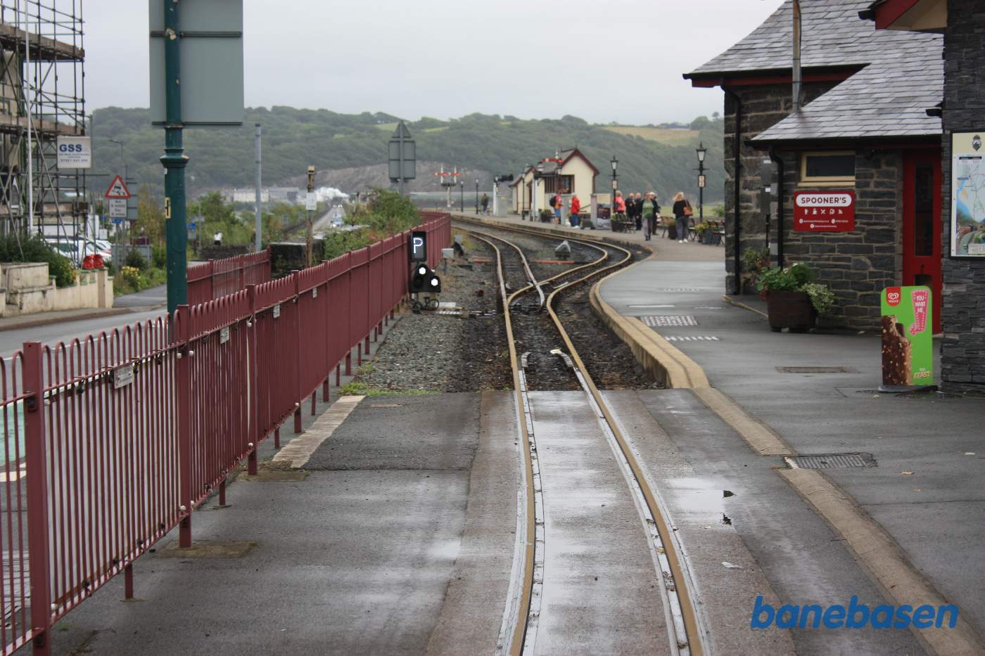 Den "nye" udkørsel til The Welsh Highland Railway