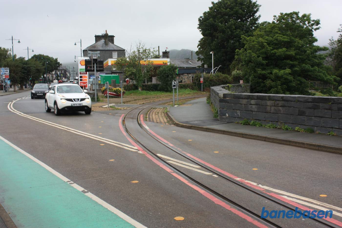 Den "nye" udkørsel til The Welsh Highland Railway