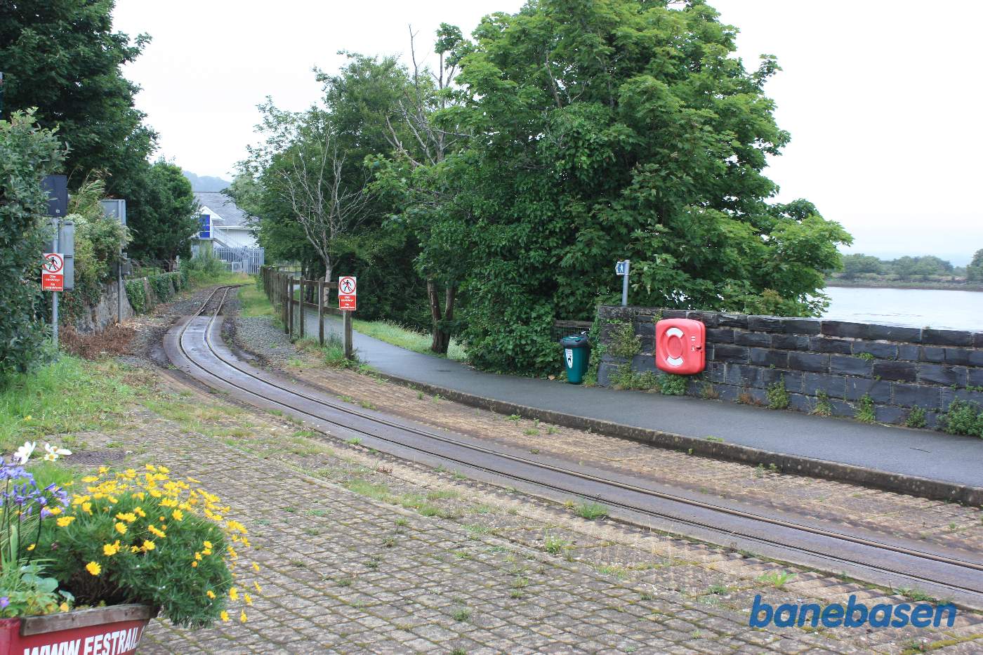 Den "nye" udkørsel til The Welsh Highland Railway