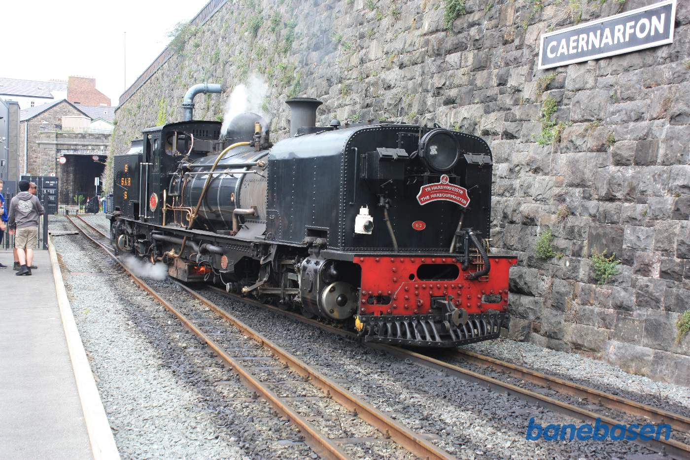 Lokomotivet for enden af banen