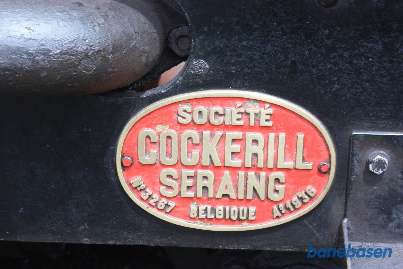 Fabrikspladen på lokomotivet