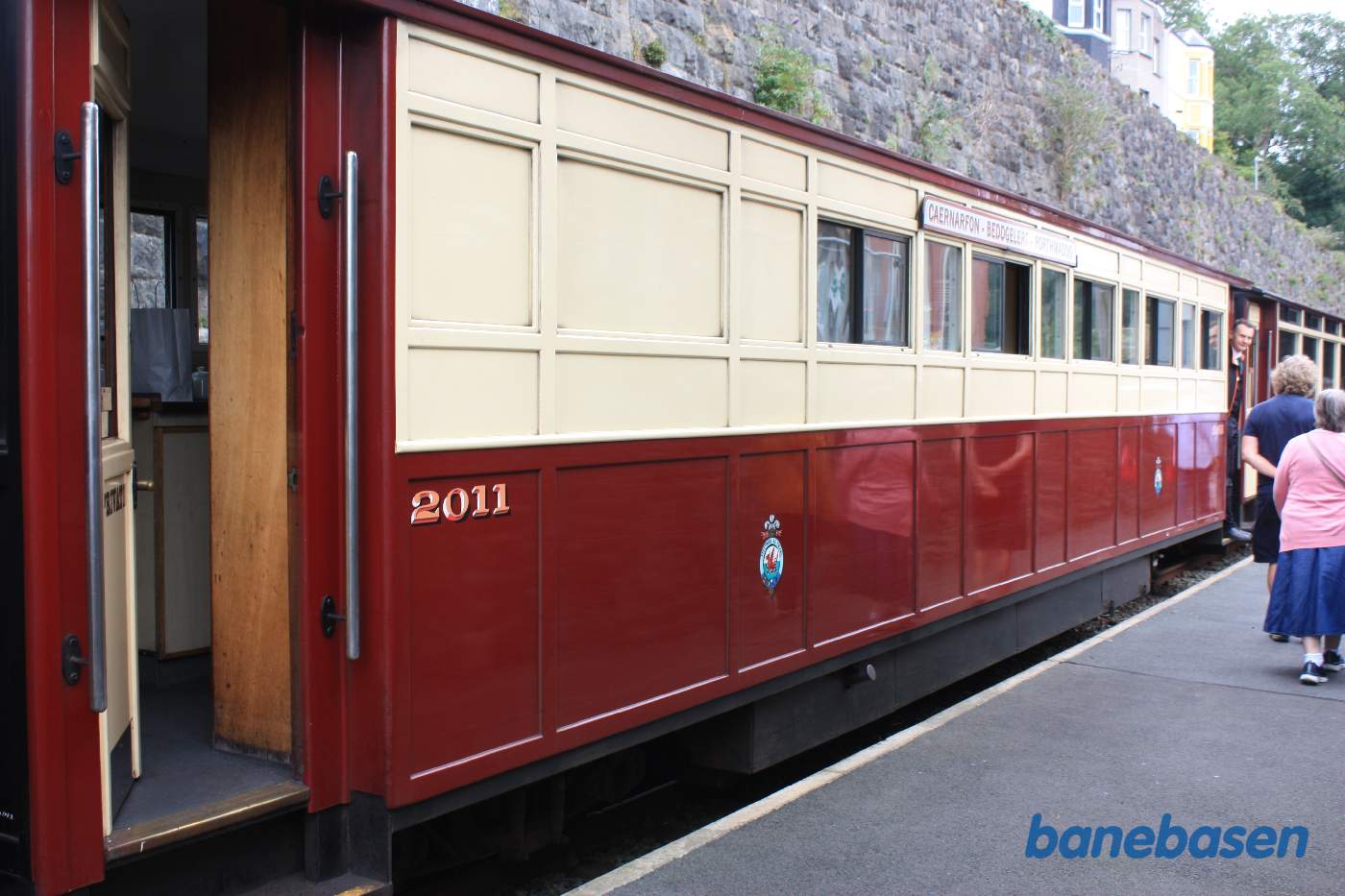 Spisevognen set udefra