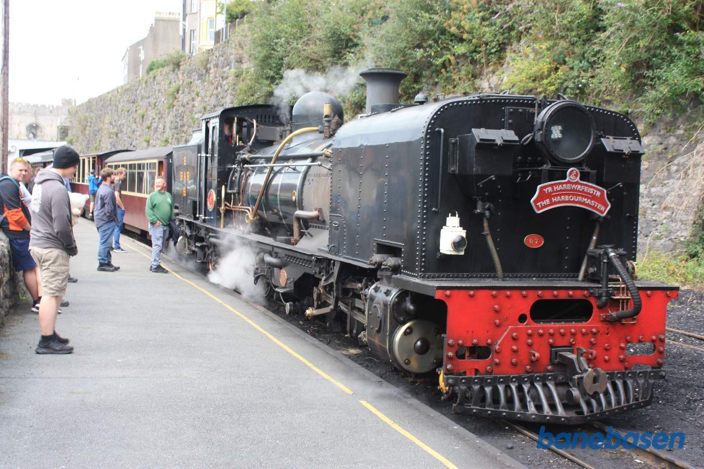 Damptoget klar til afgang