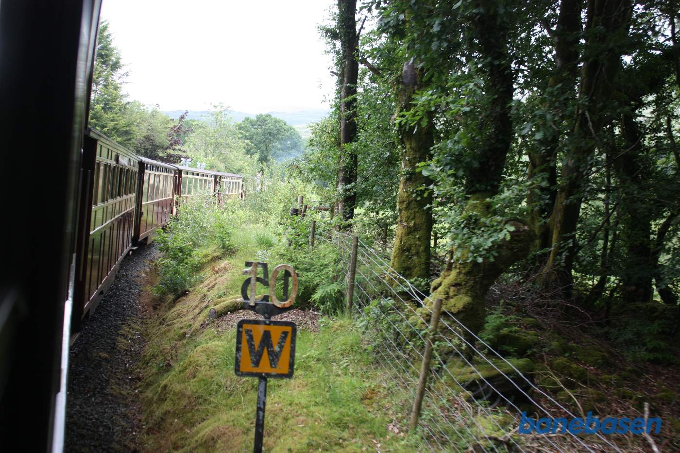 Vi kører på strækningen mellem Rhyd Ddu og Meillionen