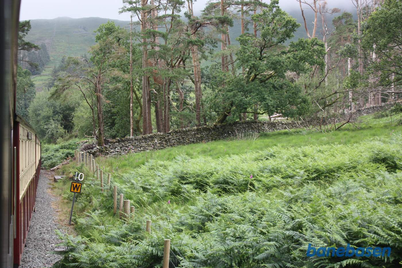 Vi kører på strækningen mellem Meillionen og Beddgelert