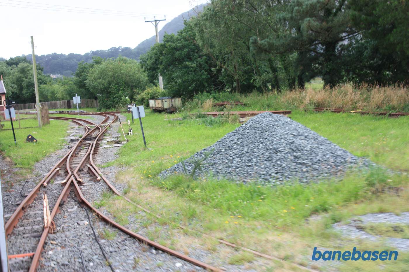 Tilslutningen til jernbanemuseets infrastruktur
