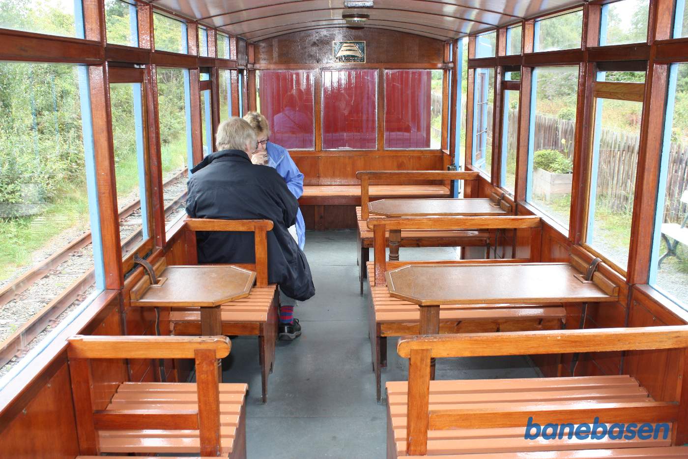 Personvogn set indefra