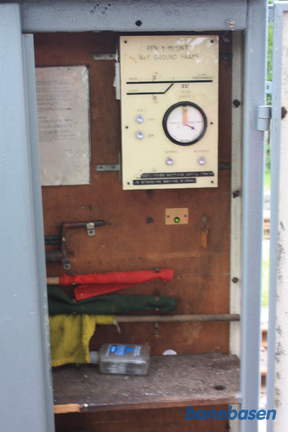 Sikringsanlægget i hytten