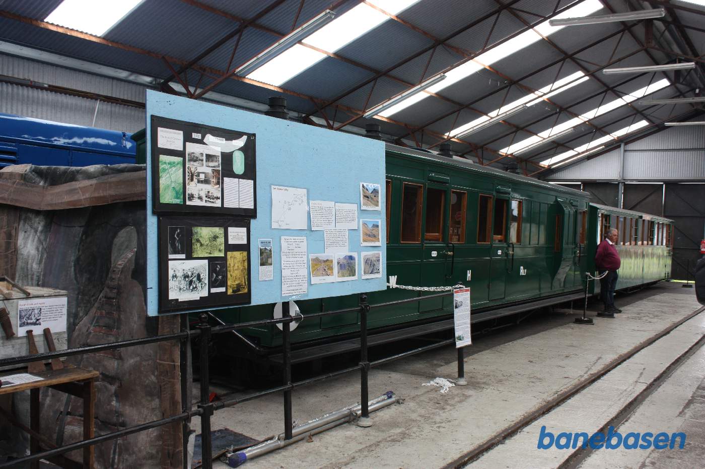 Udstilling om banens historie