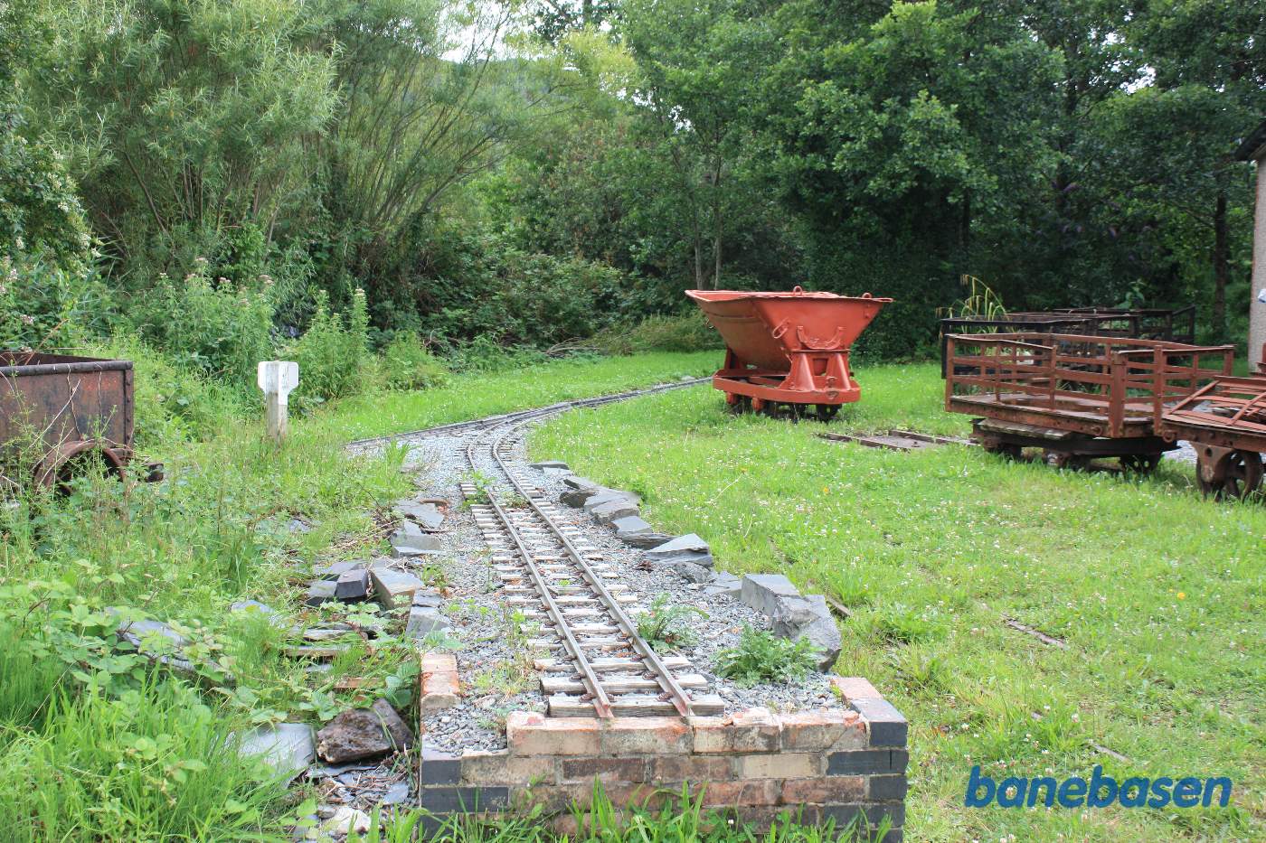 Læsserampe for havebanens tog