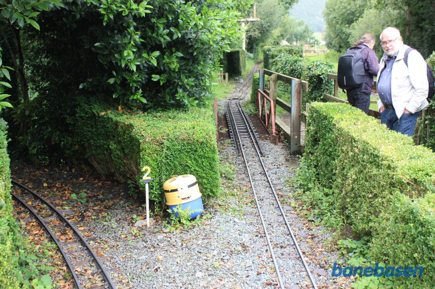 Havebanens spor i parken